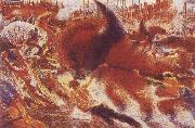 Umberto Boccioni, The City Rises